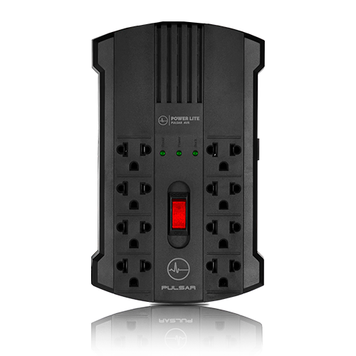 Estabilizador Power Lite PULSAR 1200va 8 tomas