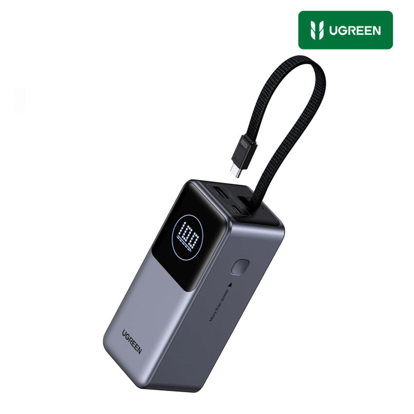 Nexode Power Bank UGREEN 20000 mAh 130W | PD Fast Charging | 2× USB-C + USB-A | Modelo 55365B