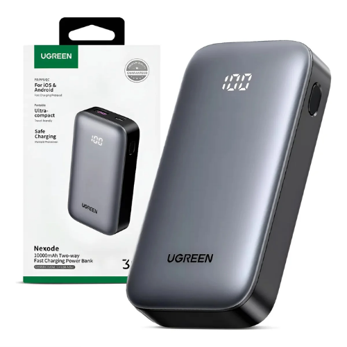 Power Bank UGREEN 10000 mAh 30W PB502 | Carga Rápida USB-C + USB-A