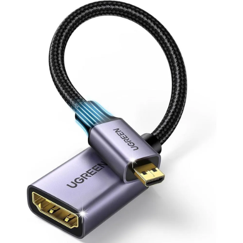 UGREEN 10553 Adaptador Micro HDMI a HDMI | Macho a Hembra