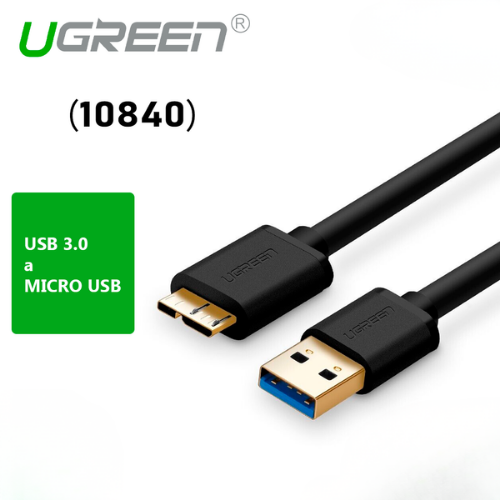 UGREEN 10840 | Cable USB-A 3.1 Male a Micro USB 3.0 Male | 0.5 m