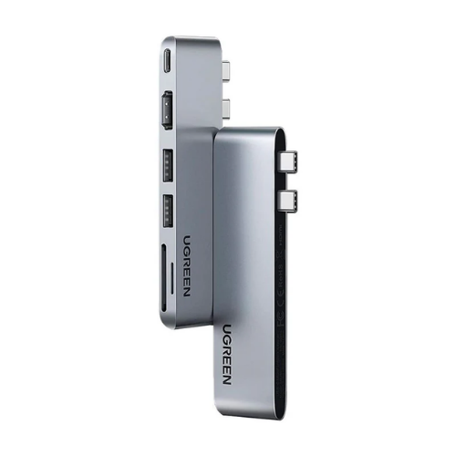 UGREEN 80856 Hub Dual USB-C | HDMI + 2×USB 3.0 + SD/TF + USB-C
