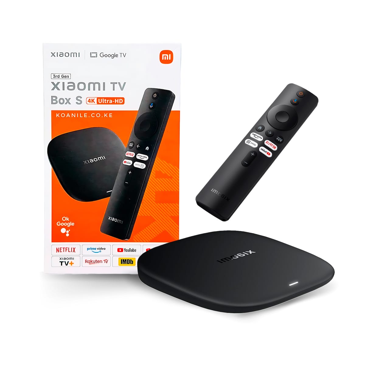 Xiaomi Mi TV Box S 4K 3rd Gen, Google TV 32GB WiFi 6