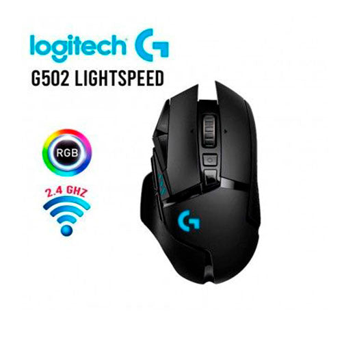 Mouse Logitech Wireless G502 LIGHTSPEED Hasta 25.600 DPI