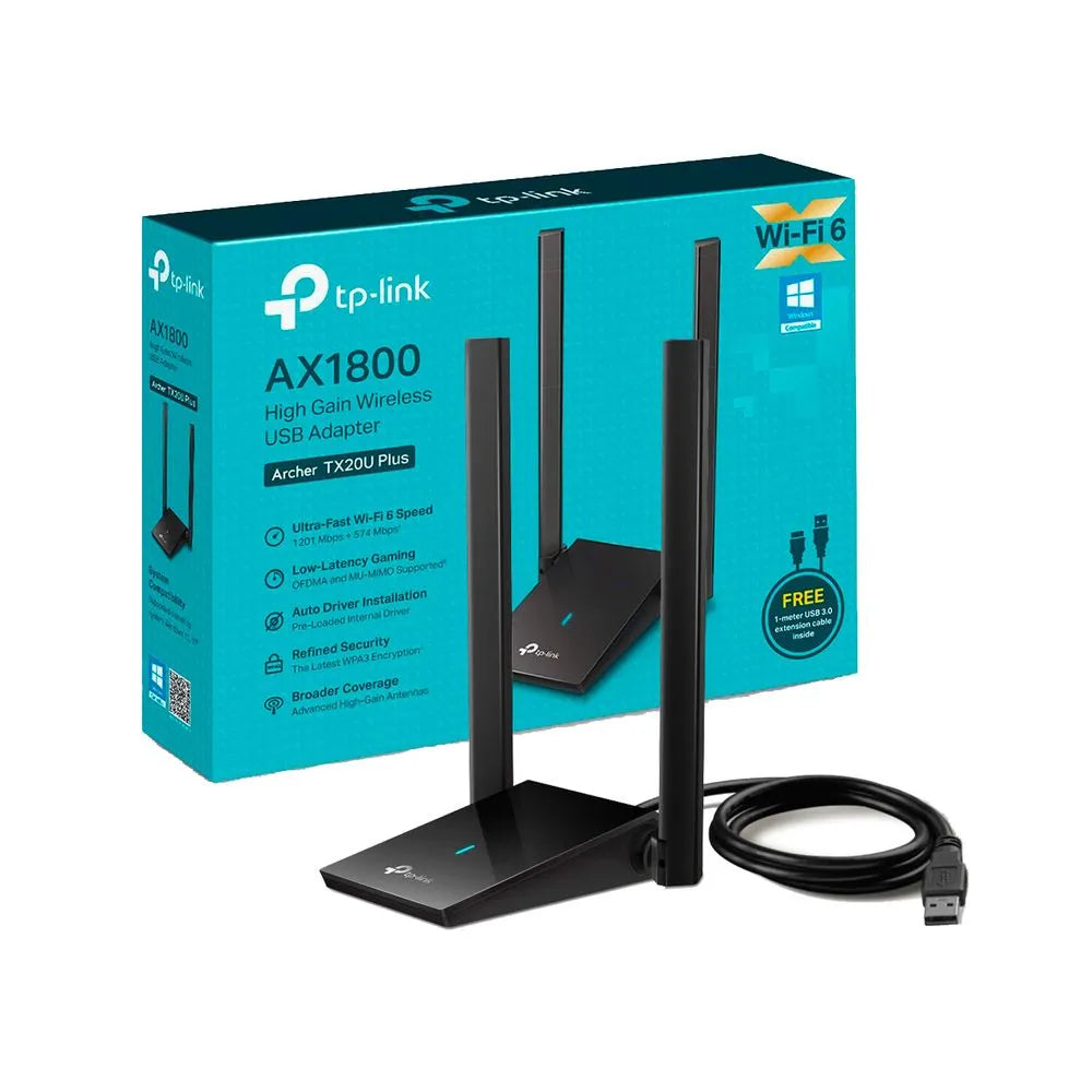 Archer TX20U Plus Adaptador USB Wi-Fi 6 con 2 antenas AX1800