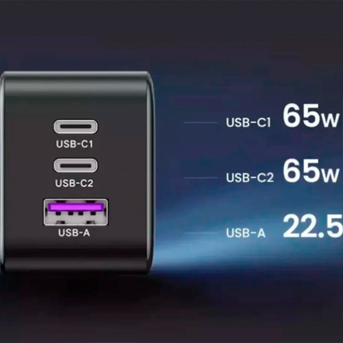 UGREEN Nexode S Cargador 65W GaN | 3 Puertos | Modelo 45223