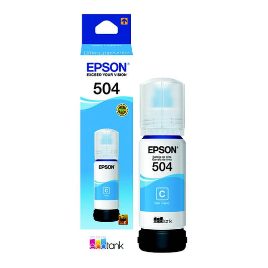 Epson Original 504 Cyan Ink