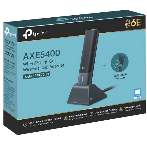Archer TXE70UH | Adaptador Wi-Fi 6E AXE5400 USB