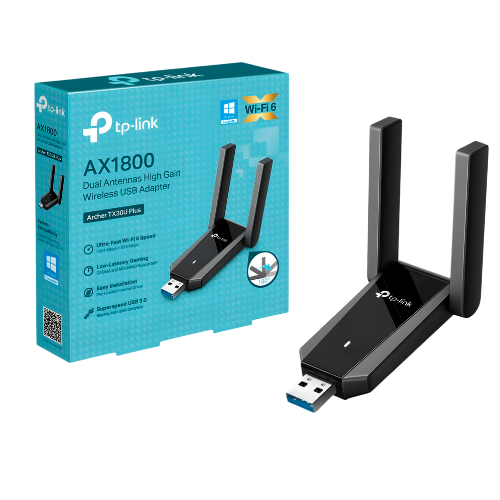 Archer TX30U Plus | AX1800 Dual Antennas High Gain Wireless USB Adapter