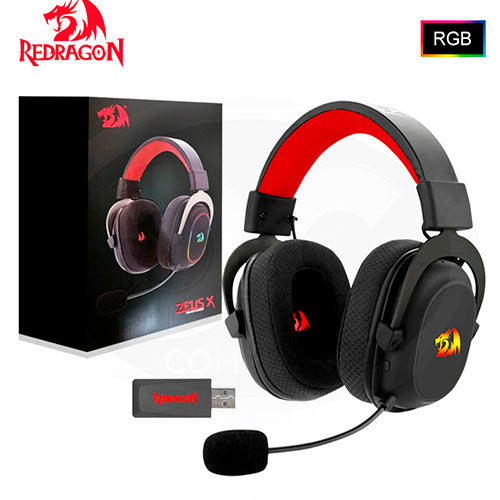 Red Dragon Zeus X RGB H510-WL 7.1 Wireless Headphones 