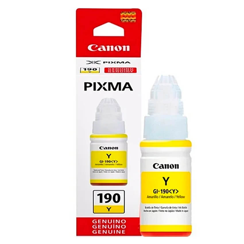 Tinta Canon Original GI-190 Yellow