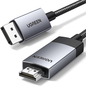 Cable DisplayPort Macho a HDMI Macho 4K Trenzado 3M - UGREEN