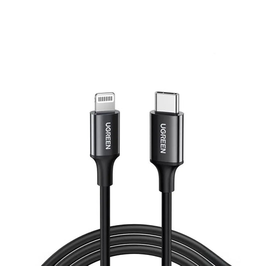 Cable UGREEN 20304 USB-C a Lightning 1m Negro 35W