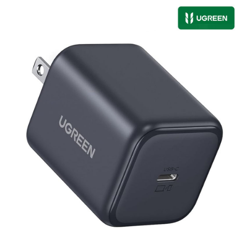 Cargador Rápido UGREEN 45W USB-C GaN | Power Delivery | Modelo X524 (65050B)