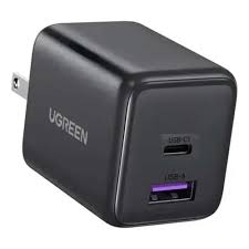 Cargador UGREEN X516 GaN 30W USB-C + USB-A – Space Gray US