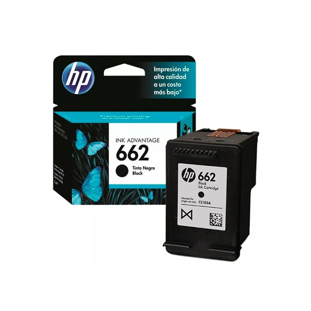 Cartucho de Tinta HP 662 Negro