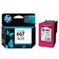 HP 667 Color Ink Cartridge