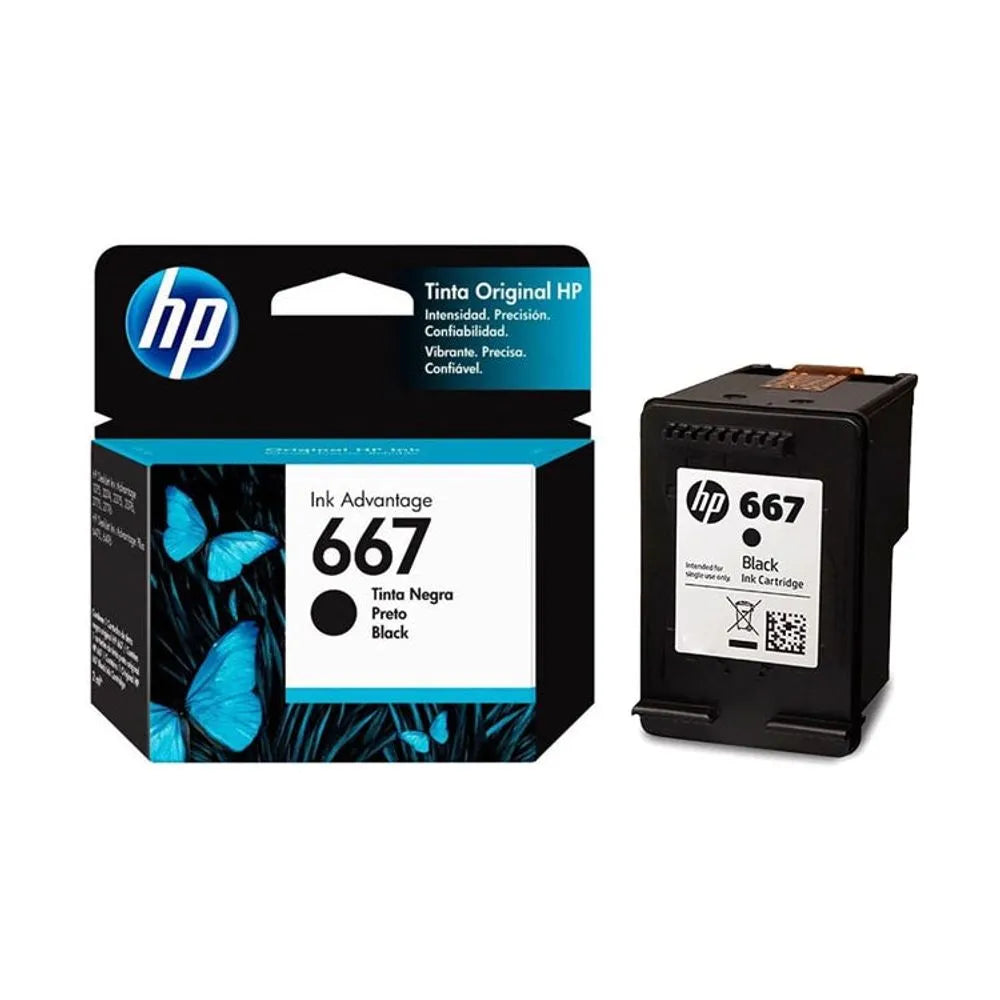 HP 667 Black Ink Cartridge