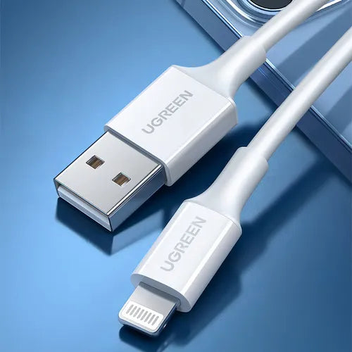 Cable UGREEN US155 20728 Lightning a USB 1m Blanco