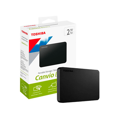 Disco duro externo 2TB Canvio Basics TOSHIBA