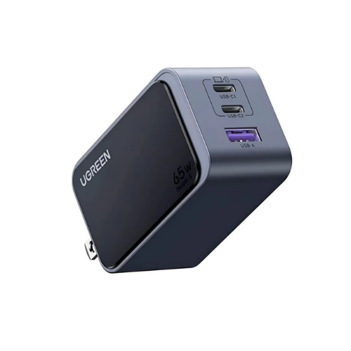 UGREEN Nexode S Cargador 65W GaN | 3 Puertos | Modelo 45223