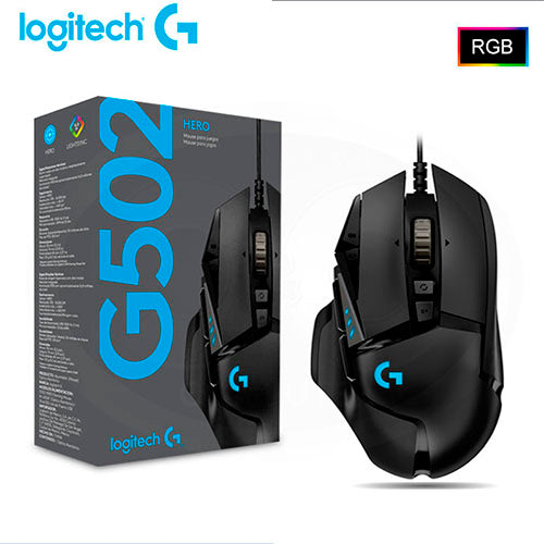 Mouse Logitech G502 HERO Hasta 16.000 DPI
