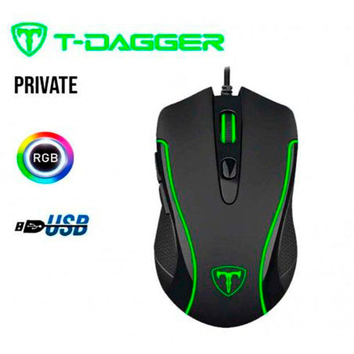 Mouse T-Dagger PRIVATE Hasta 3200 DPI