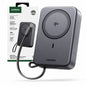 UGREEN Power Bank Magnético Qi2 20000 mAh 30W con Cable USB-C Integrado  Modelo: PB567  55450B