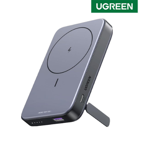 Power Bank Inalámbrico Magnético UGREEN 10000 mAh 20W | Carga Qi + USB MagSafe