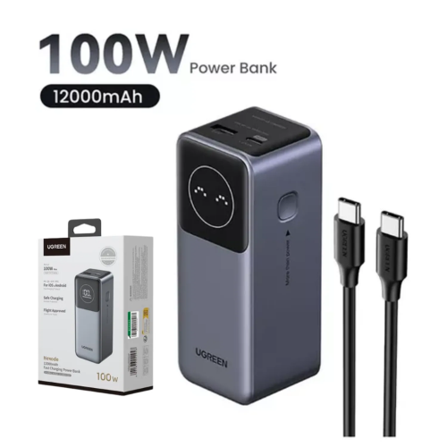 Power Bank UGREEN 12000 mAh 100W | Carga Rápida Power Delivery | Modelo 35526B