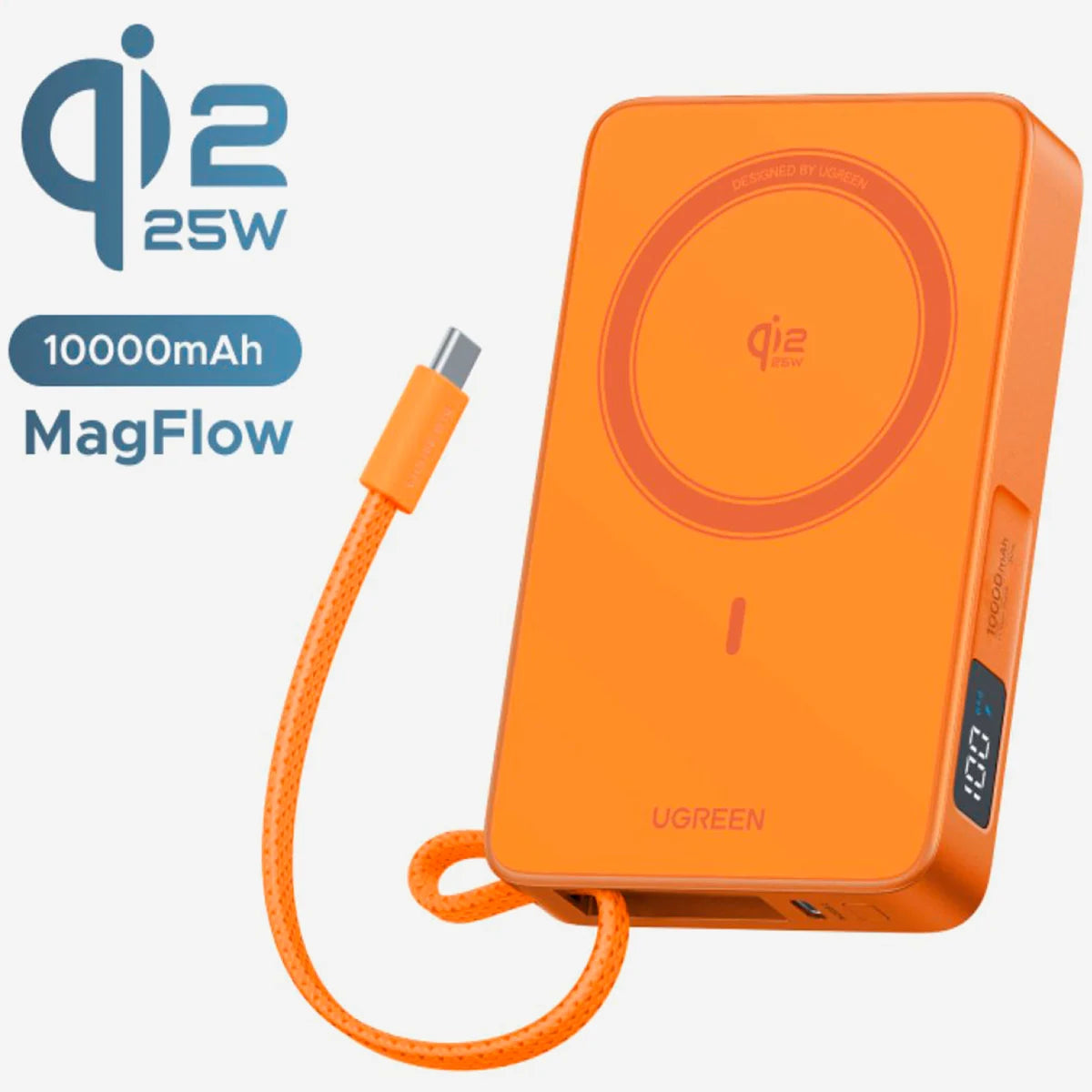 Power Bank UGREEN MagFlow PB773 10000mAh Qi2 25W