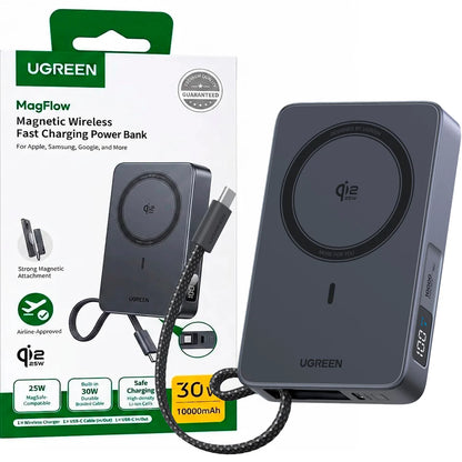 Power Bank UGREEN MagFlow PB773 10000mAh Qi2 25W