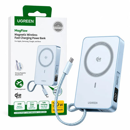Power Bank UGREEN MagFlow PB773 10000mAh Qi2 25W