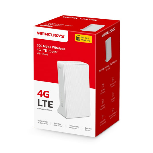 Router 4G LTE con Tarjeta SIM Chip Liberado Mercusys