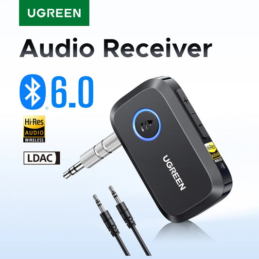 Adaptador Receptor Bluetooth UGREEN BT509 55546 3.5mm Hi-Res LDAC