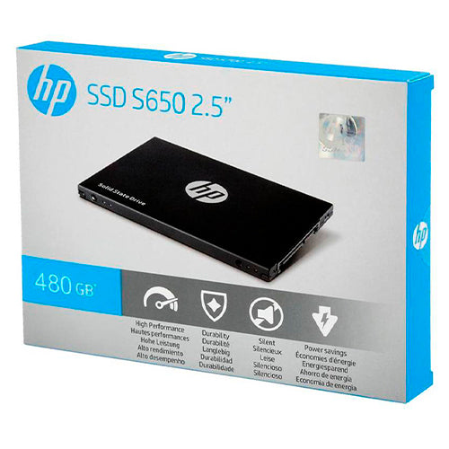 Disco SSD SOLIDO HP SATA 480GB 6GB/s 2.5″ (S650)