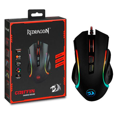 Mouse Red Dragon GRIFFIN M607 Hasta 7200 DPI