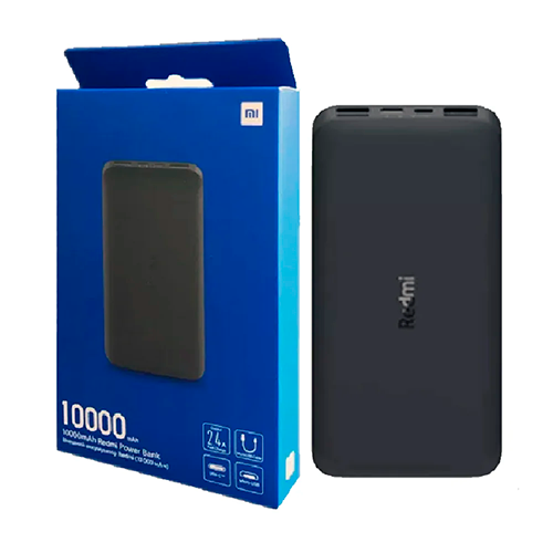 Cargador Portátil Xiaomi 10,000 mAh Negro