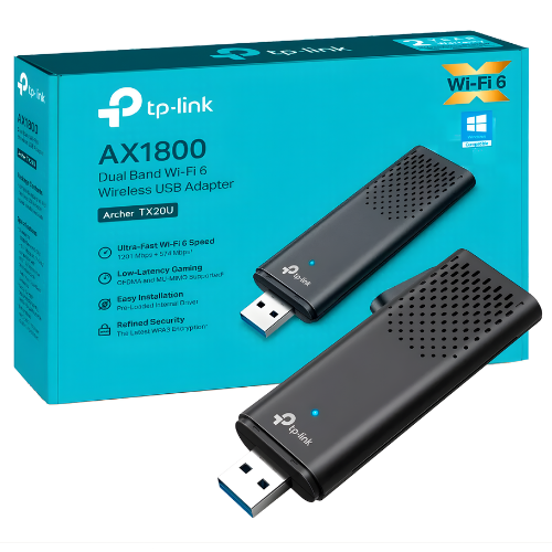 Tp-link Archer Tx20u Adaptador Usb Inalámbrico Wifi 6 Ax1800