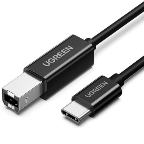 UGREEN 50446 | Cable USB-C a USB-B para Impresora/Scanner | 480 Mbps 1m