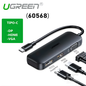UGREEN 60568 | USB-C to VGA + HDMI + DisplayPort | 1080p / 4K@60Hz