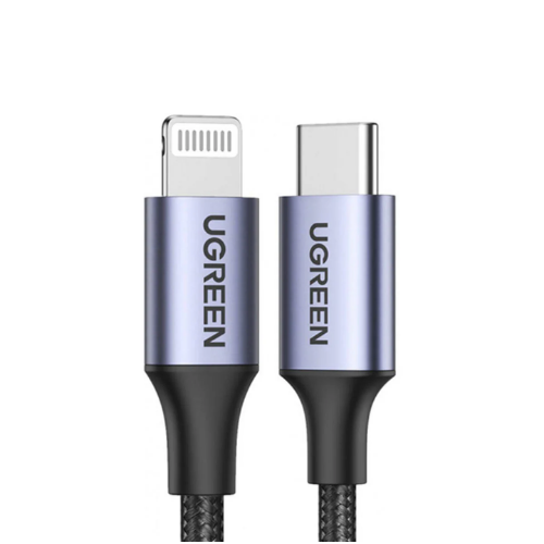 UGREEN 60760 | Cable USB-C a Lightning M/M Aluminium | 1.5 metros