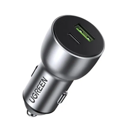 UGREEN 60980 Cargador para Auto 42.5W | Carga Rápida USB-C + USB-A