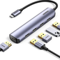 UGREEN CM417 Adaptador USB Tipo-C 4-USB 3.0 + HDMI 30HZ