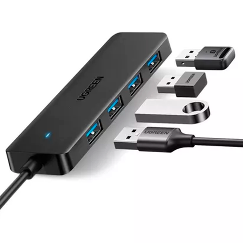 UGREEN Hub USB 3.0, 4 puertos USB A