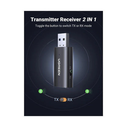 Adaptador Bluetooth UGREEN CM523 60300 Transmisor / Receptor 2 en 1