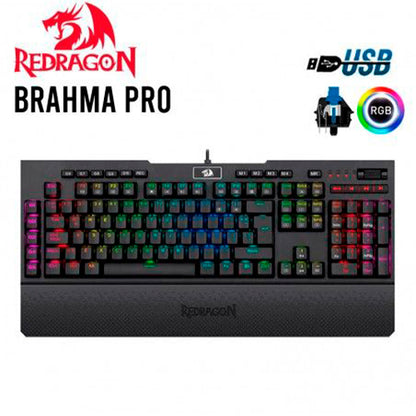 Teclado Red Dragon BRAHMA PRO K586RGB