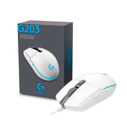 Mouse Logitech G203 LIGHTSYNC RGB Hasta 8000 DPI