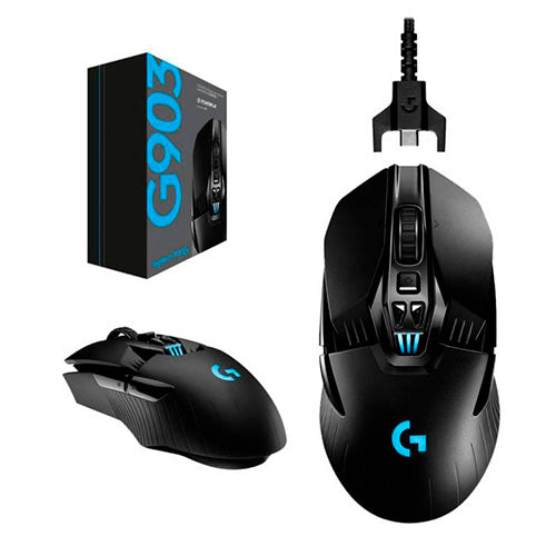 Logitech Wireless G903 LIGHTSPEED Mouse Up to 25,600 DPI 