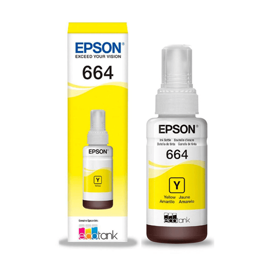 Tinta Epson Original 664 Yellow